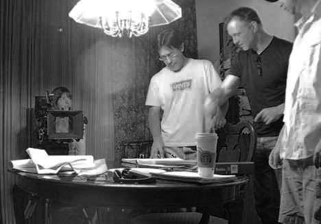 On the set of Missing Child Luke Sabis