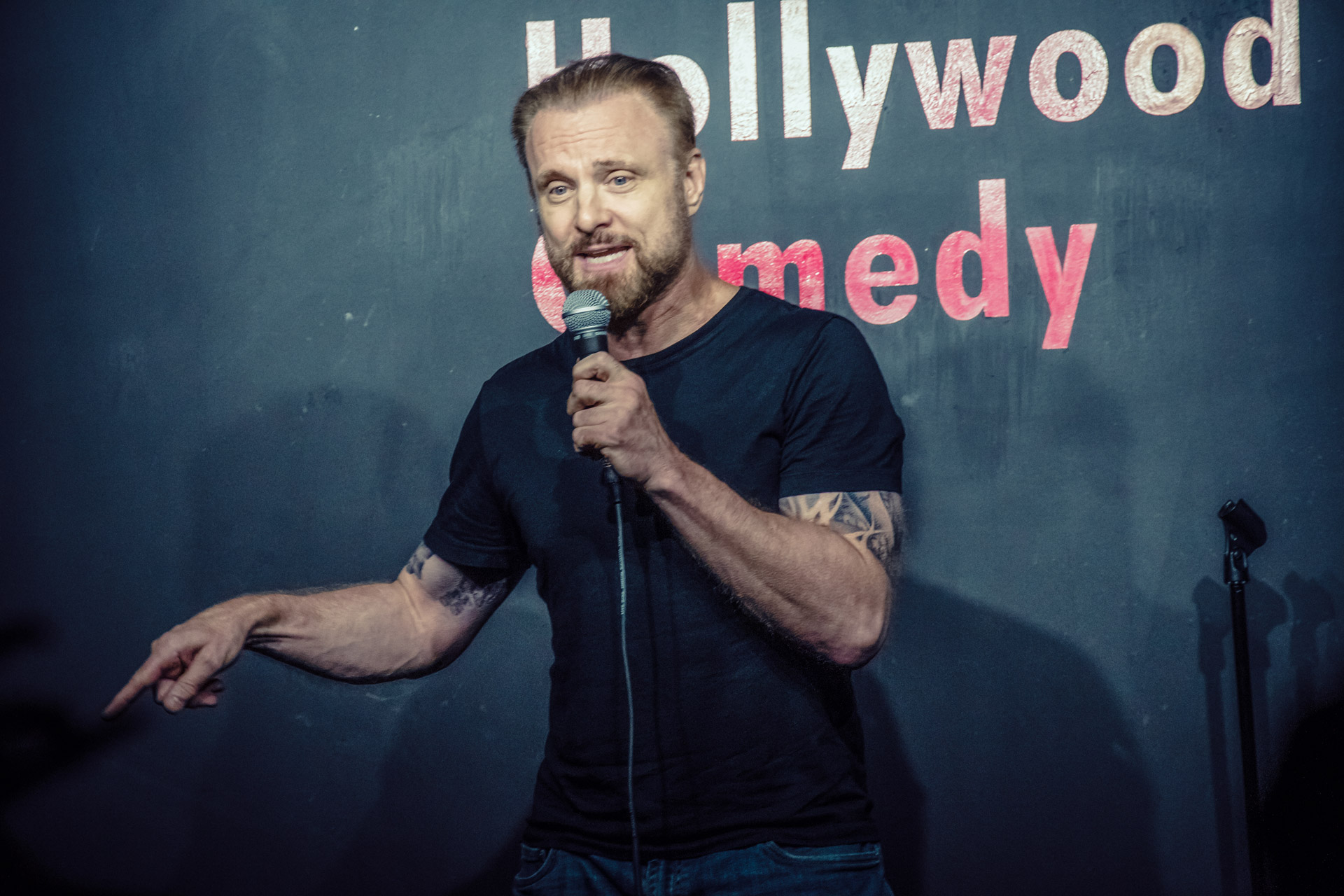 Luke Sabis at The Hollywood Comedy